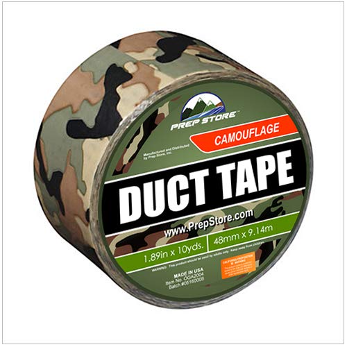 Premium Camo Duct Tape - Heavy Duty Camouflage Gaffer Tape, Army Green Made in USA | Ideal for Outdoor Gear Repair, Hunting Equipment & Tactical DIY Projects