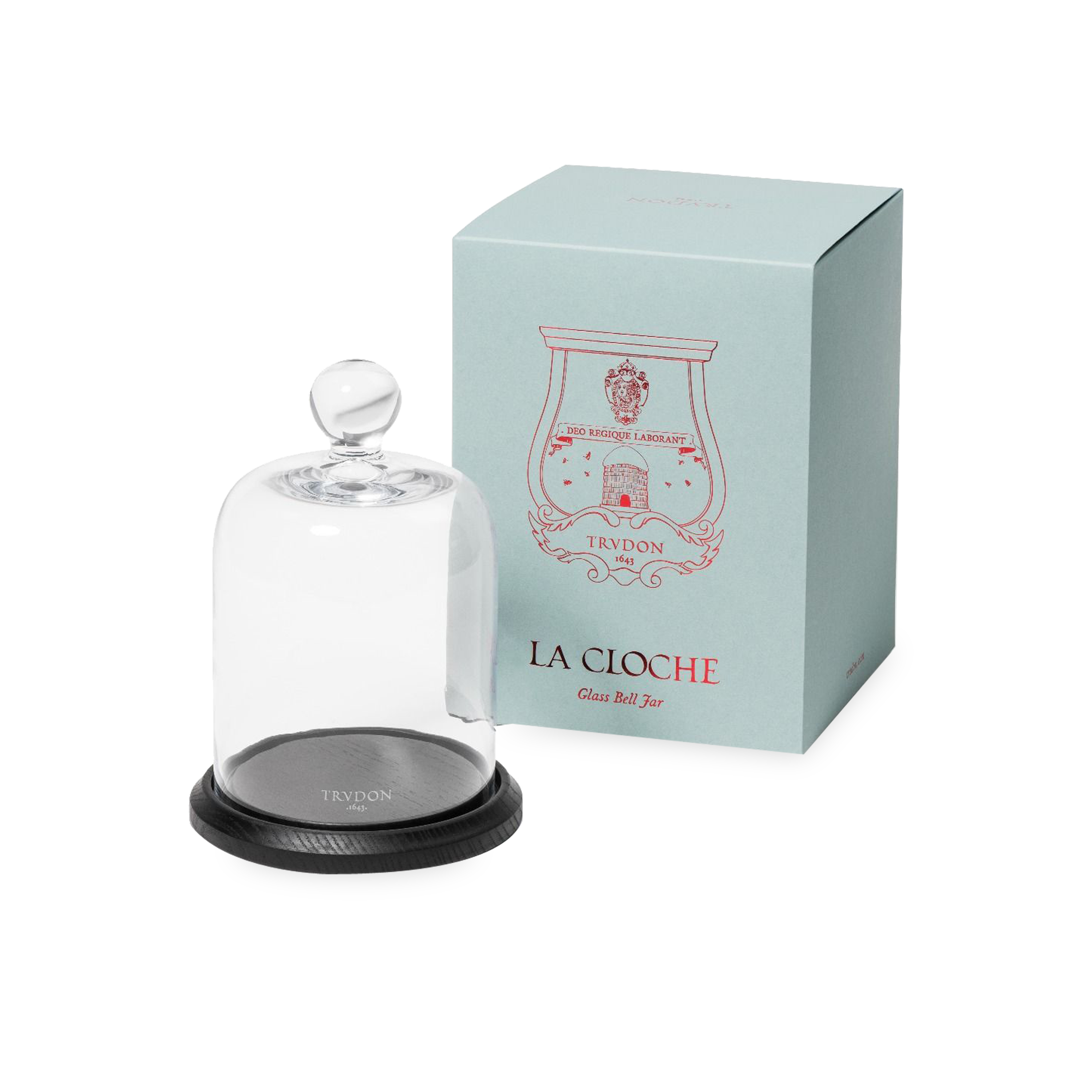 La Cloche Bell Jar and Tray - Elegant Glass Cloche with Wooden Tray for Displaying Cakes, Pastries, and Home Decor - Perfect for Wedding Centerpieces, Dessert Displays, and Vintage Home Decor