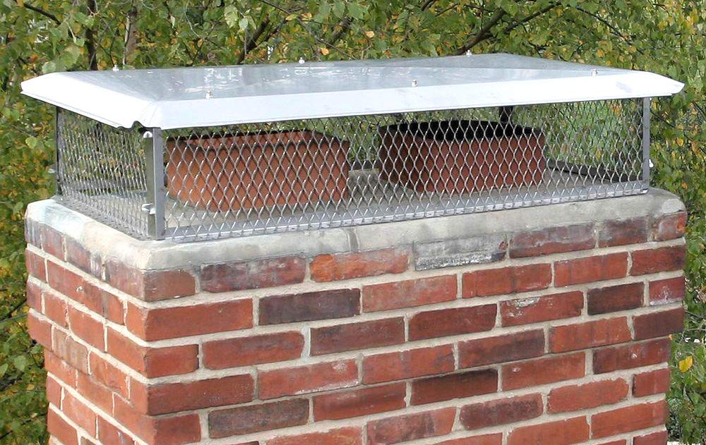 HY-C Multi-Flue Stainless Steel Chimney Caps - Durable Weatherproof Vent Cover for Fireplace, Water Heater & Furnace Exhaust Pipes