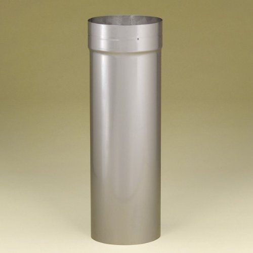 Chimney Savers 21885 Heat-Fab Relining Pipe - 8 Inch 304 Stainless Steel Slip Connector for Fireplace & Wood Stove Venting - Durable Chimney Liner for Home Heating Systems