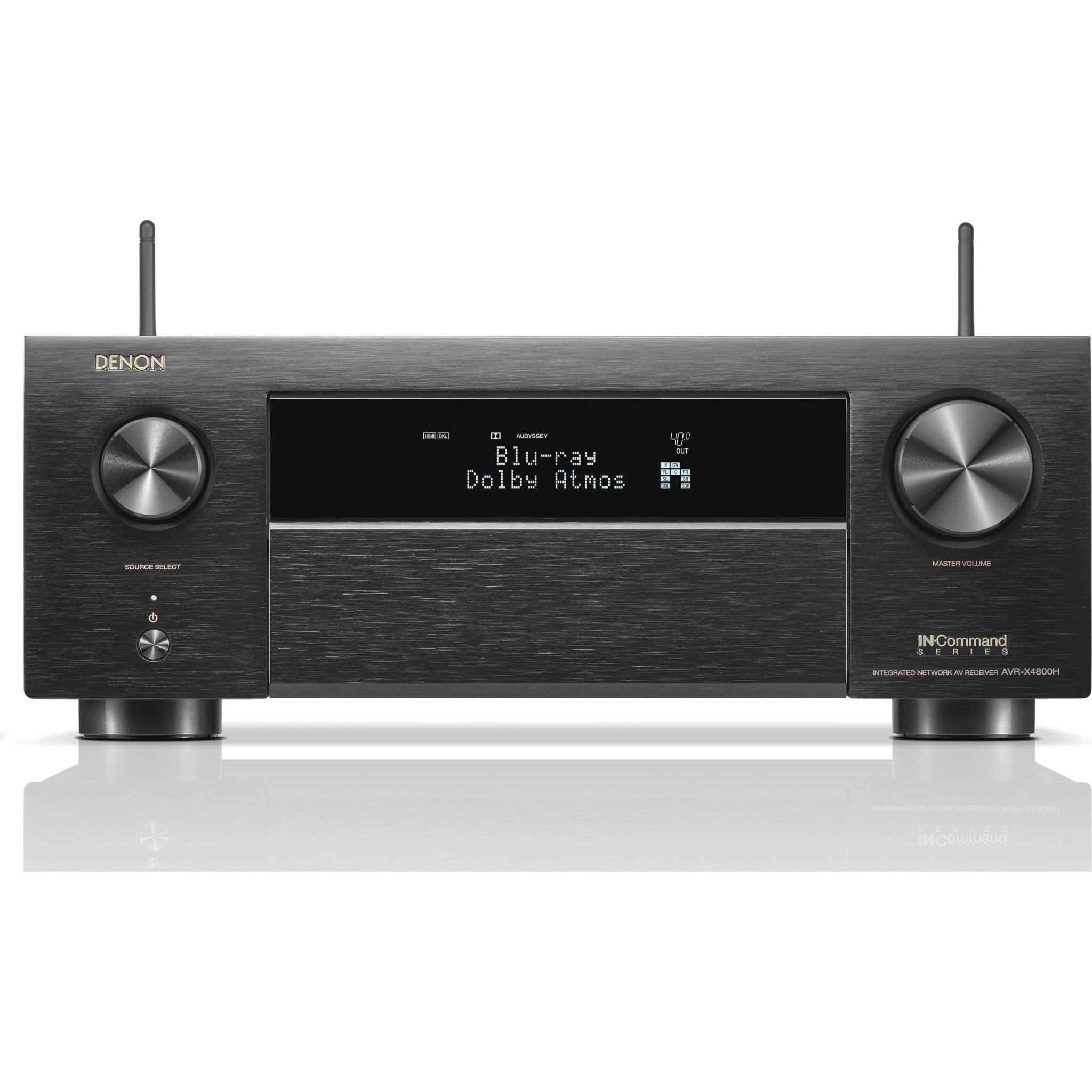 Denon AVR-X4800H 9.4 Channel 8K AV Receiver with Dolby Atmos - Home Theater System for Movies, Gaming & Music Streaming