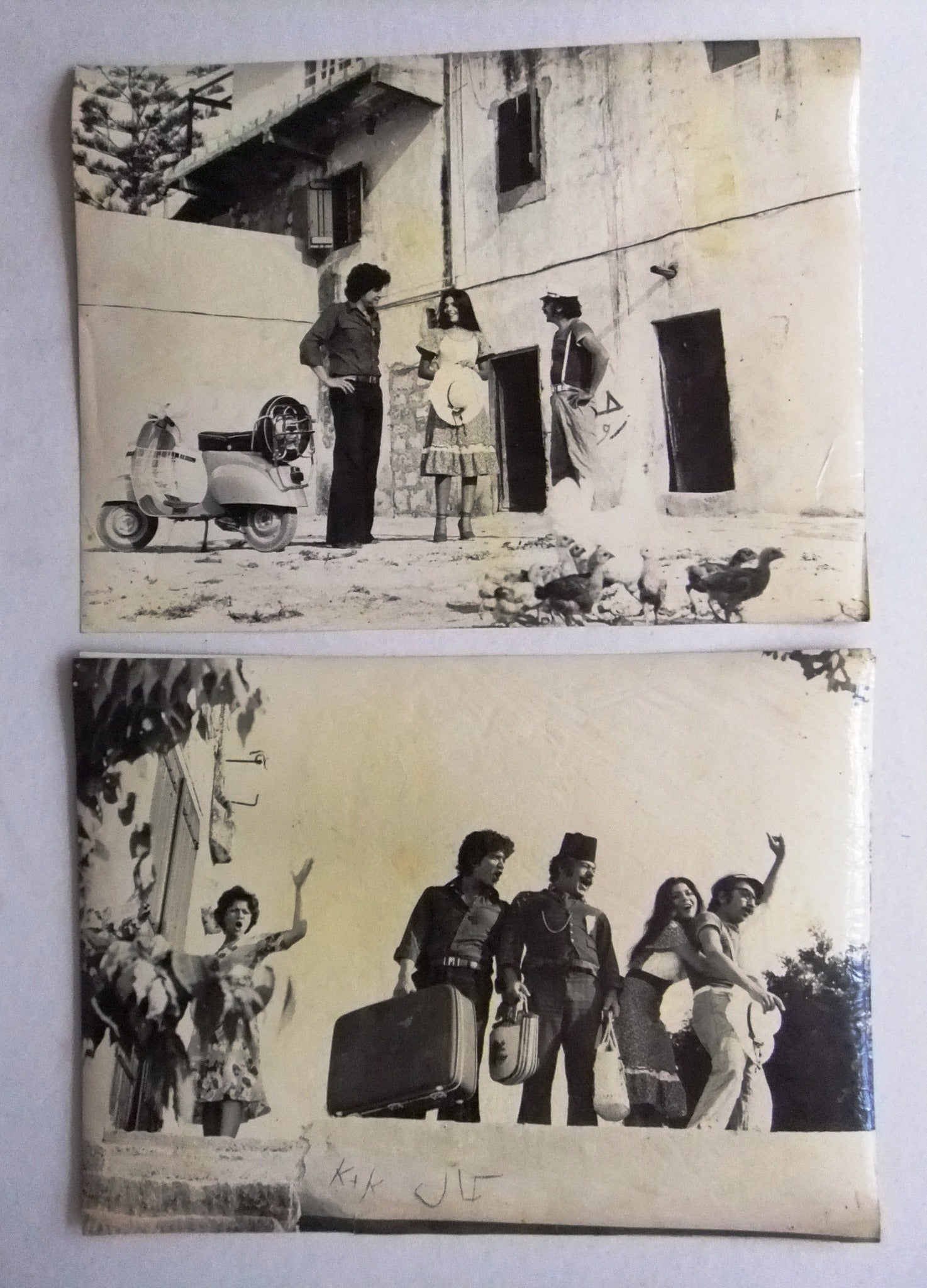 Vintage 1980s Syrian Arabic Movie Photos - Set of 12 Boneless Fish Film Stills Featuring Dureid Laham | Collectible Cinema Memorabilia for Film Enthusiasts & Middle Eastern Culture Lovers