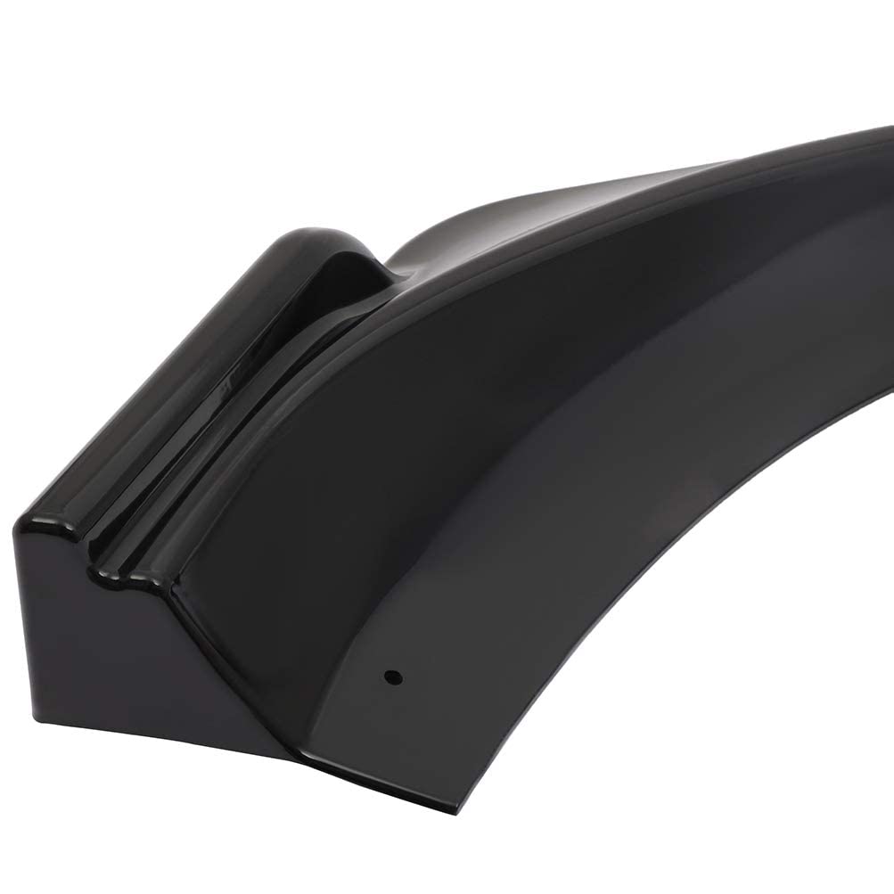 **2013-2016 Hyundai Genesis Coupe Front Bumper Lip - PU Glossy Black Chin Splitter Spoiler & Air Dam - Enhances Aerodynamics & Style for Street Racing & Car Shows**