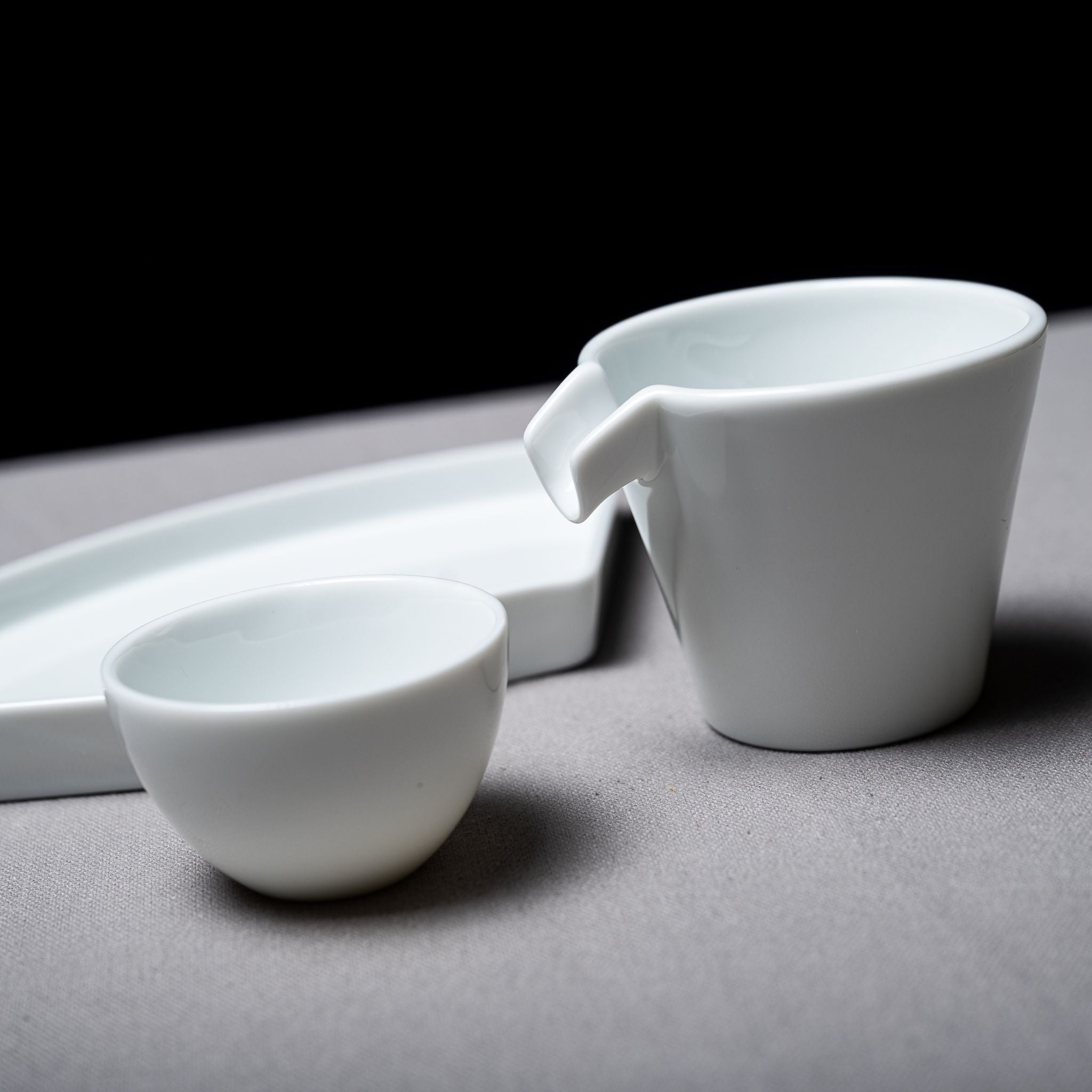 Premium Pure White Sake Set - Kaneko Kohyo Japanese Ceramic Drinking Vessels for Sake, Wine & Tea | Perfect for Home Entertaining, Traditional Tea Ceremonies & Gift Giving