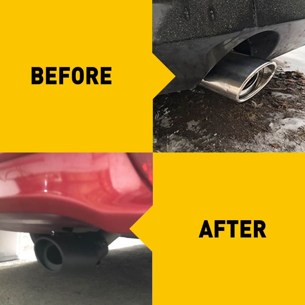 Stainless Steel Round Car Exhaust Muffler Tip - Universal Rear Pipe Accessory for Enhanced Vehicle Performance & Style | Perfect for Custom Car Modifications & Performance Upgrades