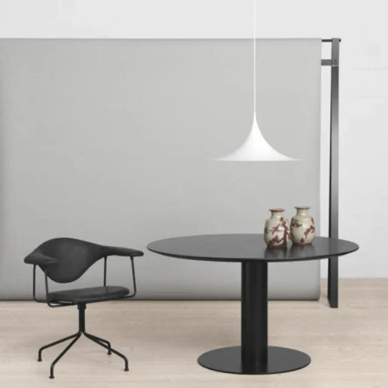 Modern Black LED Pendant Light with Trumpet Shade - Elegant Ceiling Lighting for Dining Room, Kitchen Island, or Bedroom Decor