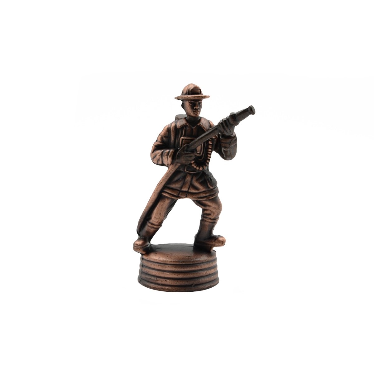 Vintage Fireman Fire Hose Die Cast Desk Pencil Sharpener - Collectible Novelty Office Supply for Firefighter Enthusiasts & Teachers - Perfect for Home, Office, and Classroom Use