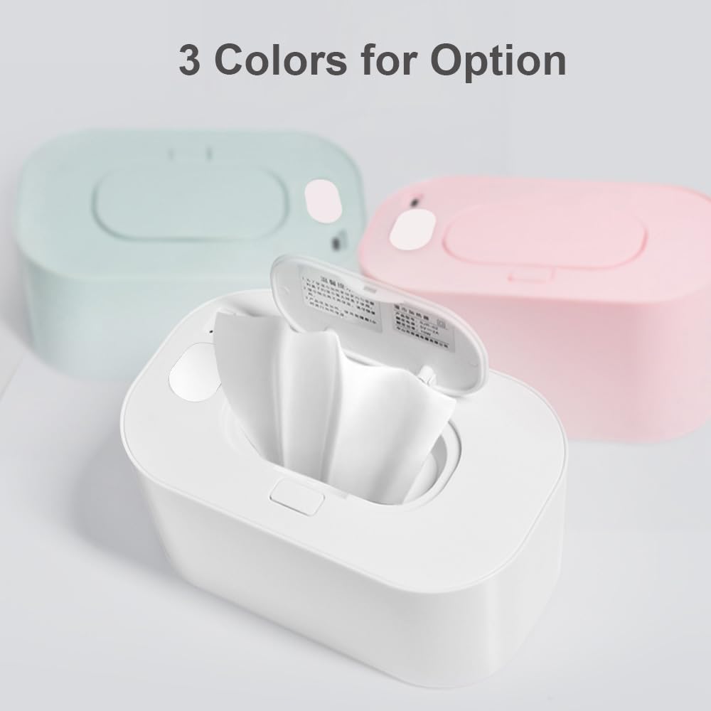 Taruor Baby Wipe Warmer with Digital Display - Large Capacity USB-Powered Wet Wipes Warmer & Dispenser - Adjustable Temperature Control for Diaper Changes, Baby Care & Nursery Essentials