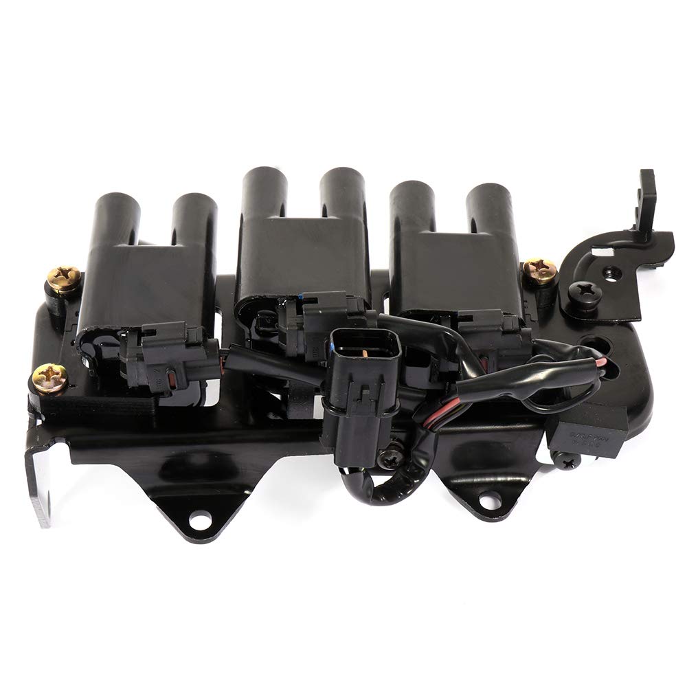 CCiYu 1 Pack Ignition Coil Compatible with Hyundai Santa Fe 2001-2006 Models - Replaces UF425 2730137116 - Perfect for Engine Performance & Smooth Driving