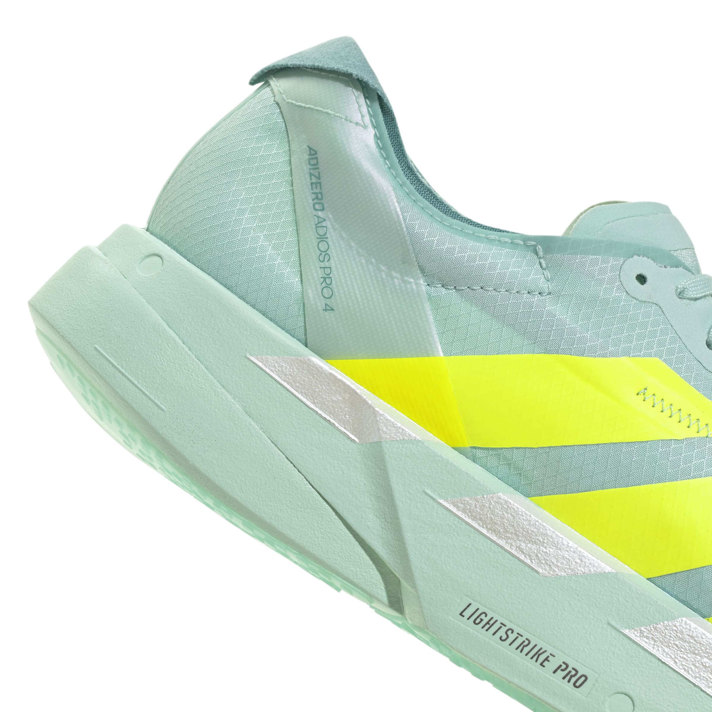 Women's Adizero Adios Pro 4 Running Shoes - Lightweight Performance Sneakers for Marathon & Training (SEFLAQ/LUCLEM/MINTON) | Perfect for Road Racing & Long Distance Running