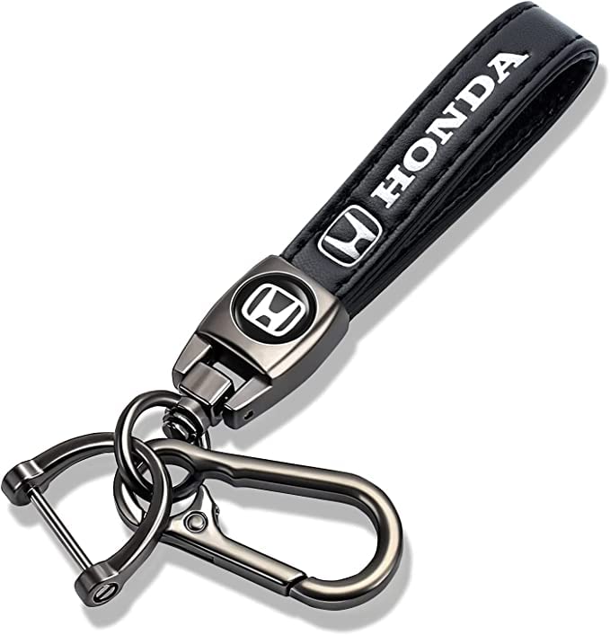 Honda Accord Civic CR-V Pilot Key Fob Keychain Replacement - Durable Car Key Ring Accessories for Men & Women | Perfect Gift for Family & Travel Use