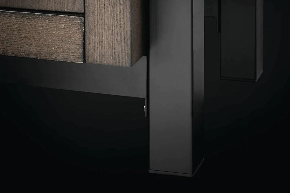 Napoleon Franklin 30'' Oak Media Console with Electric Firebox - Perfect for Living Room Home Theater & Cozy Fireplace Ambience