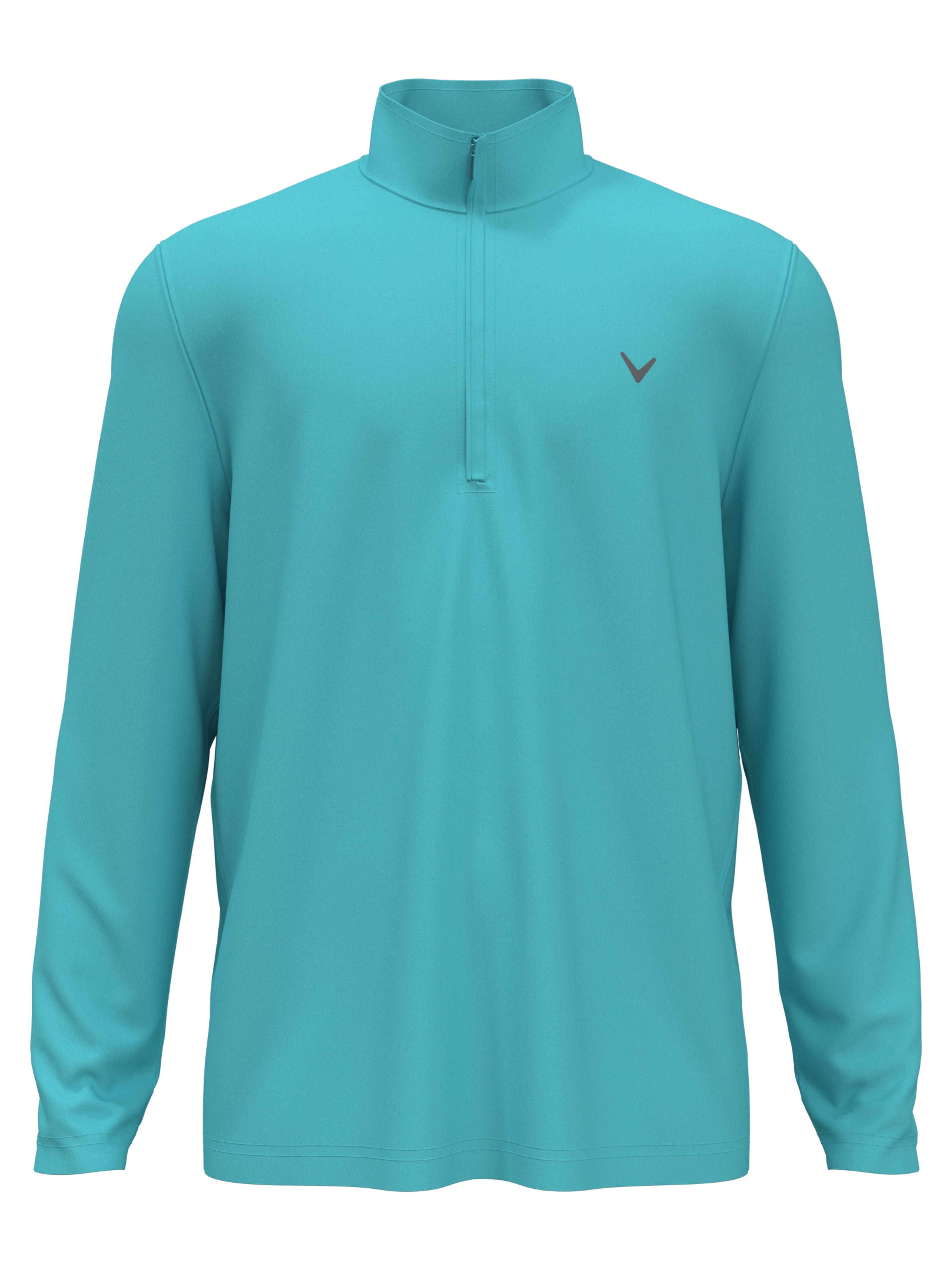 Men's Solid Color 1/4 Zip Pullover Sweatshirt - Lightweight Casual Fleece Jacket for Outdoor Activities & Workout