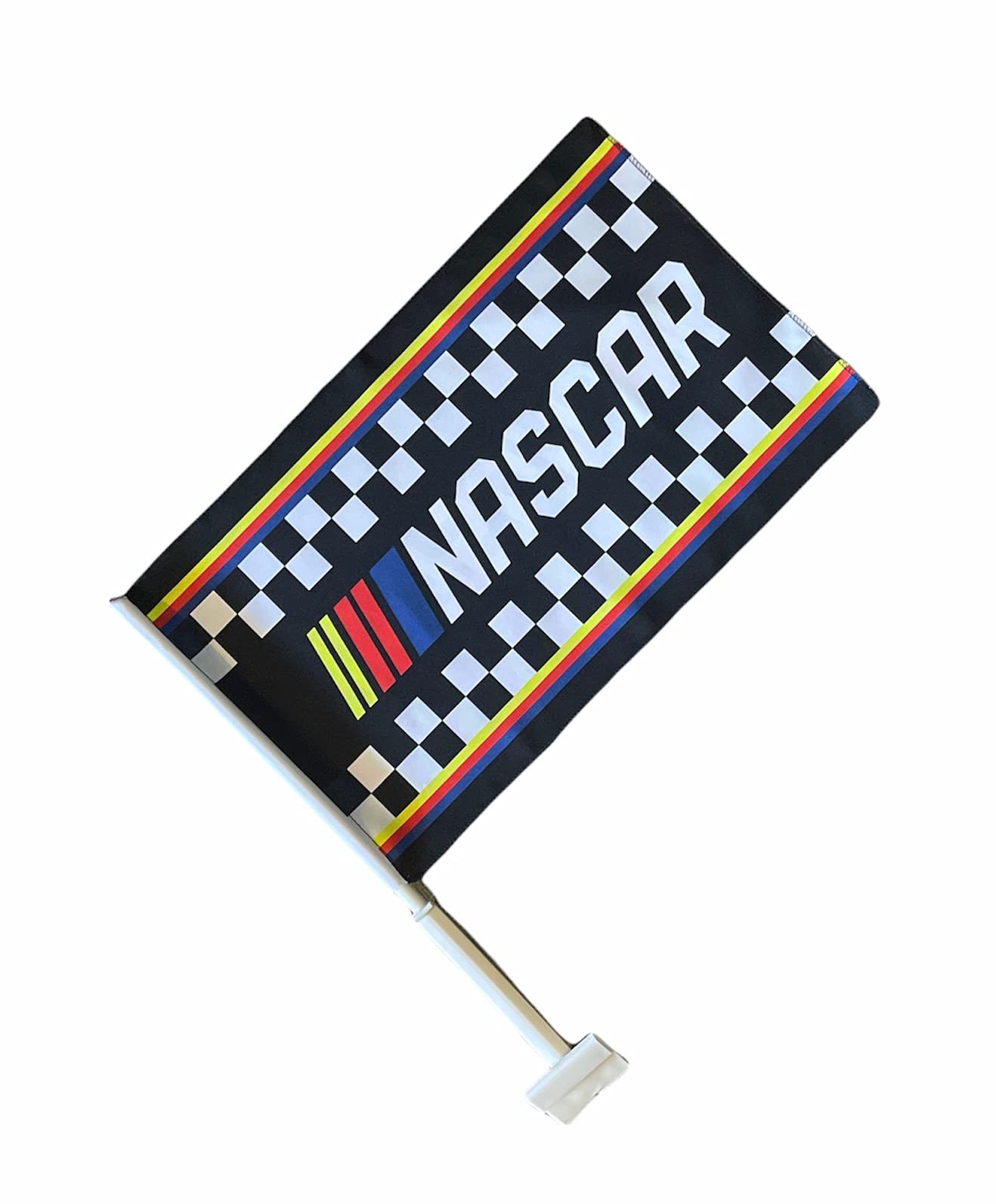 NASCAR Car Window Clip-On Flags for Car Dealers - Durable & Vibrant Auto Accessories for Showrooms, Events & Racing Enthusiasts