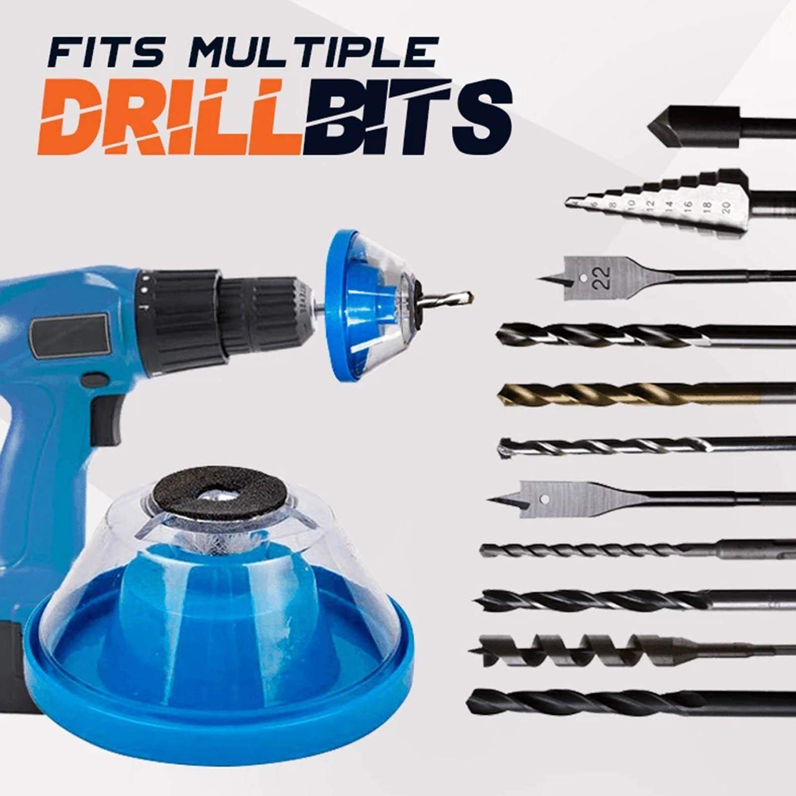Electric Hammer Dust Collector - Universal Drill Dust Catcher Attachment for Drywall, Saw & Power Tools | Dust Bowl Accessory for Cleaner Workspace & DIY Projects | Perfect for Construction, Renovation & Woodworking