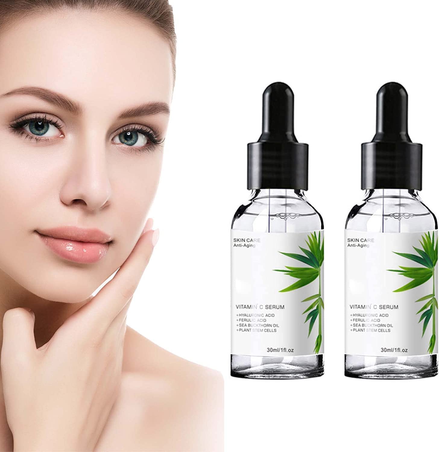TTCPUYSA 2-Pack Dark Spot Corrector & Anti-Aging Collagen Serum - Blemish Skin Treatment with Natural Ingredients for Face | Fades Hyperpigmentation, Reduces Wrinkles | Perfect for Daily Skincare Routine & Nighttime Repair