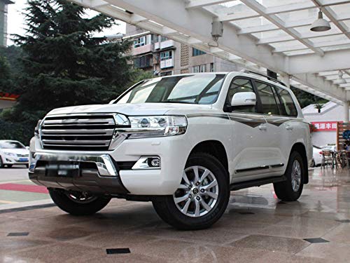 Premium Toyota Land Cruiser 200 Steering Wheel Trim Panel Overlay - Silver LC200 Accessories for 2016-2017 Models | Interior Car Styling Upgrade for Enhanced Driving Experience