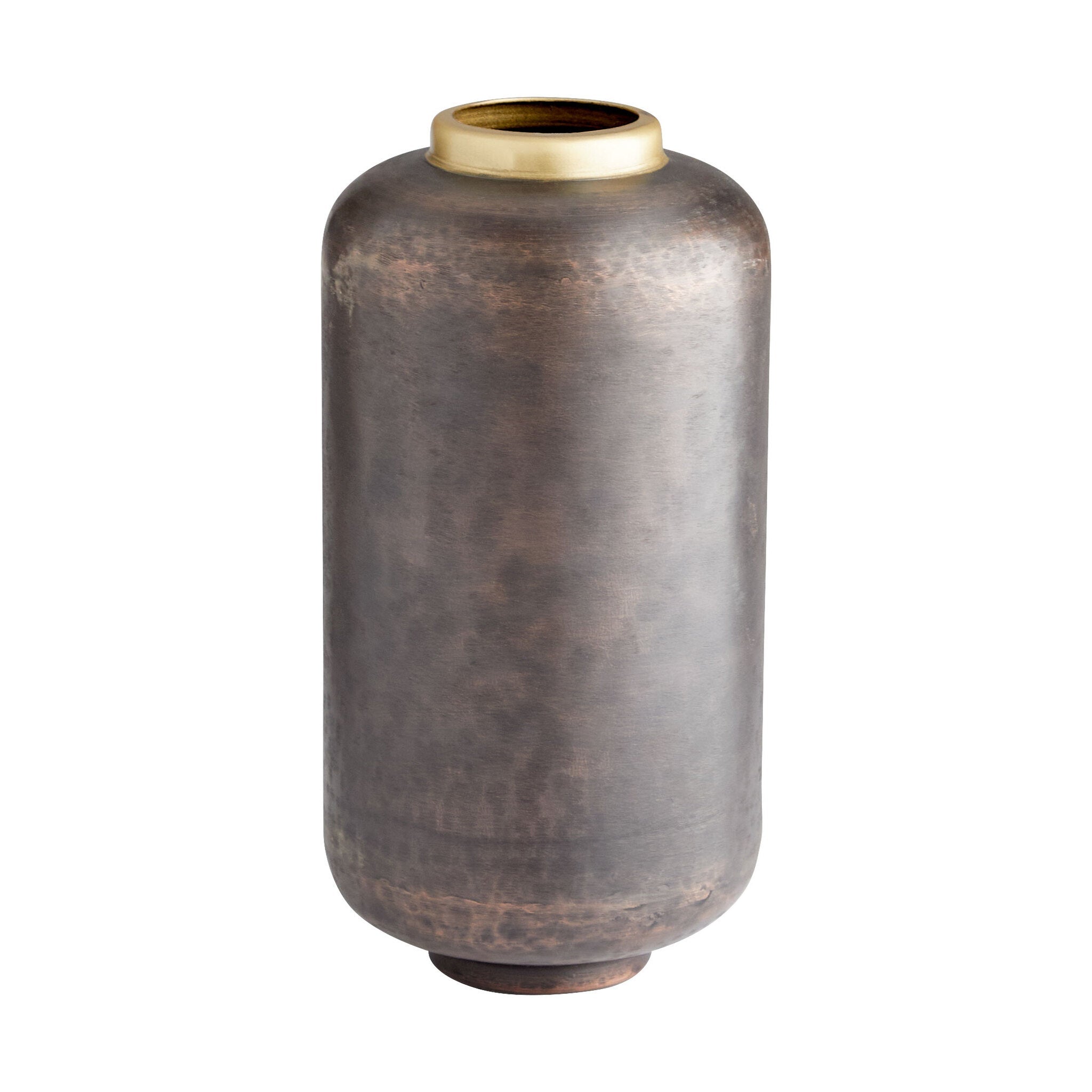 Cyan Design 11360 Akita Vase - Small Black Ceramic Vase for Home Decor, Wedding Centerpieces & Floral Arrangements