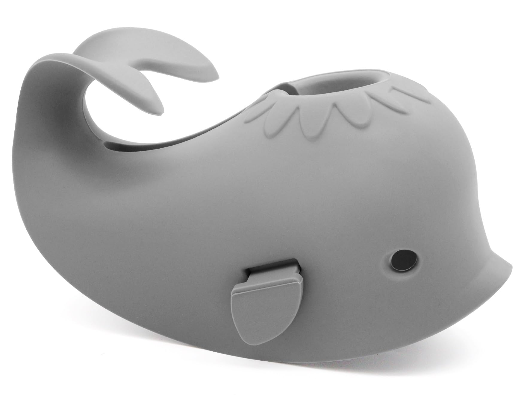 Whale-Shaped Silicone Baby Bathtub Faucet Cover - Soft Safety Spout Protector for Toddlers & Infants - Non-Slip Bath Toy & Childproofing Essential - Perfect Baby Shower Gift for New Parents (Ideal for Bath Time Safety & Fun)