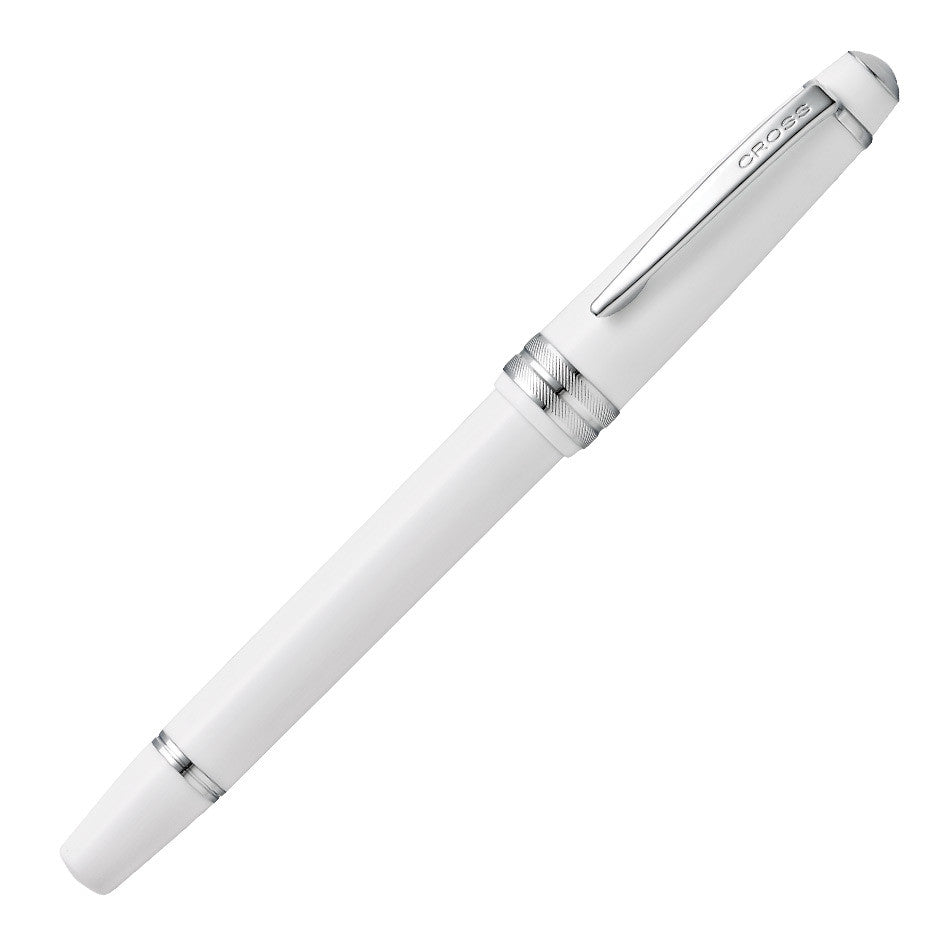 Cross Bailey Light Rollerball Pen - Premium White with Chrome Trim for Office, School & Gift Giving - Smooth Writing Experience