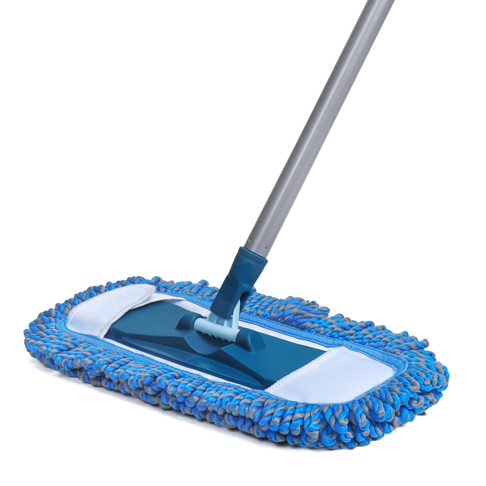 Best Dust Mop for Hardwood Floors - Wet & Dry Microfiber Flat Mop with 57