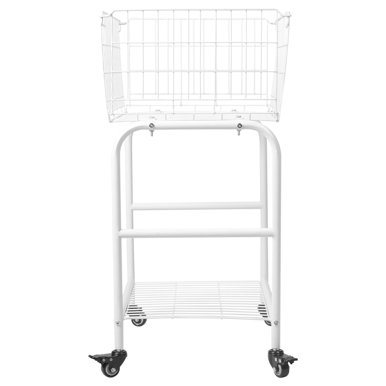 Foldable Rolling Laundry Hamper with 4 Smooth-Glide Wheels (2 Locking) - 31.1