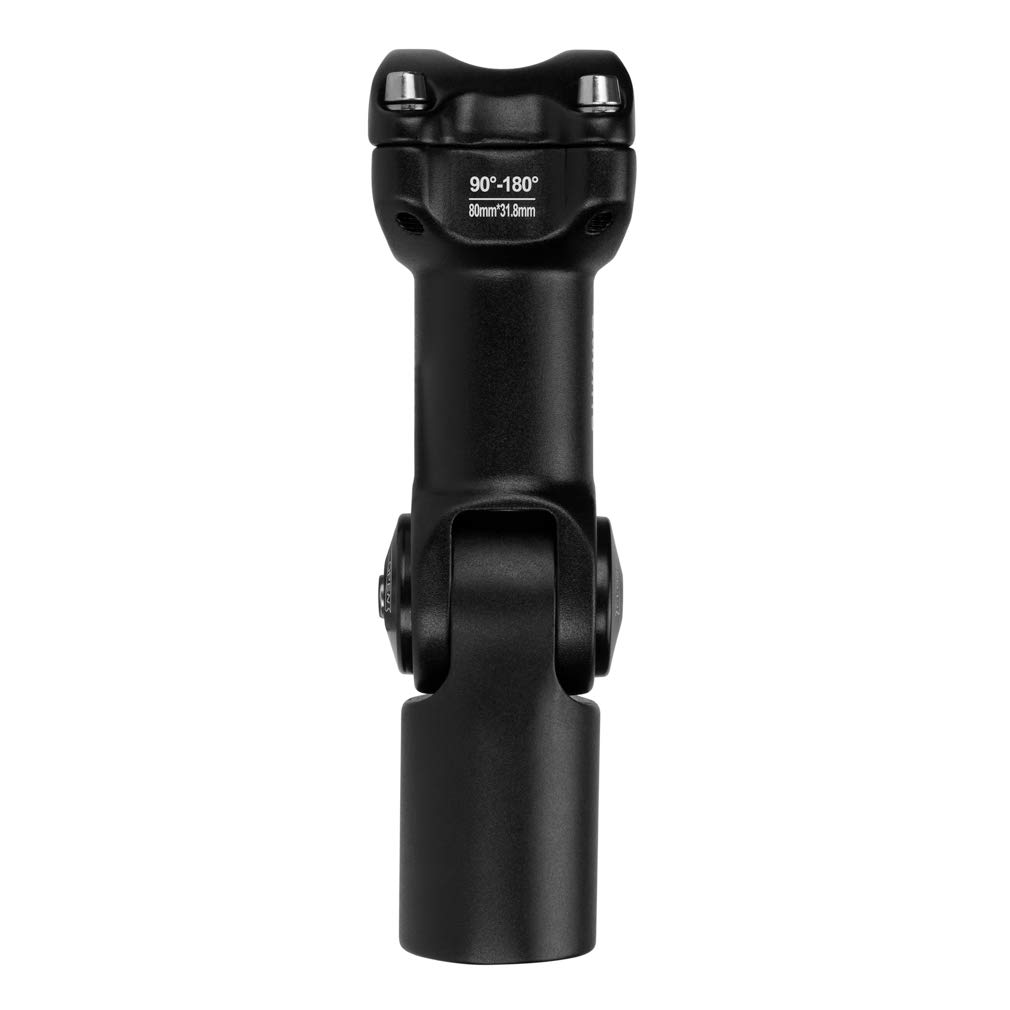 FOMTOR 31.8mm Adjustable Bike Stem 0-90 Degree 80mm MTB Handlebar Stem for Mountain Bike, Road Bike, Fixed Gear & BMX - Perfect for Commuting, Trail Riding & Urban Cycling