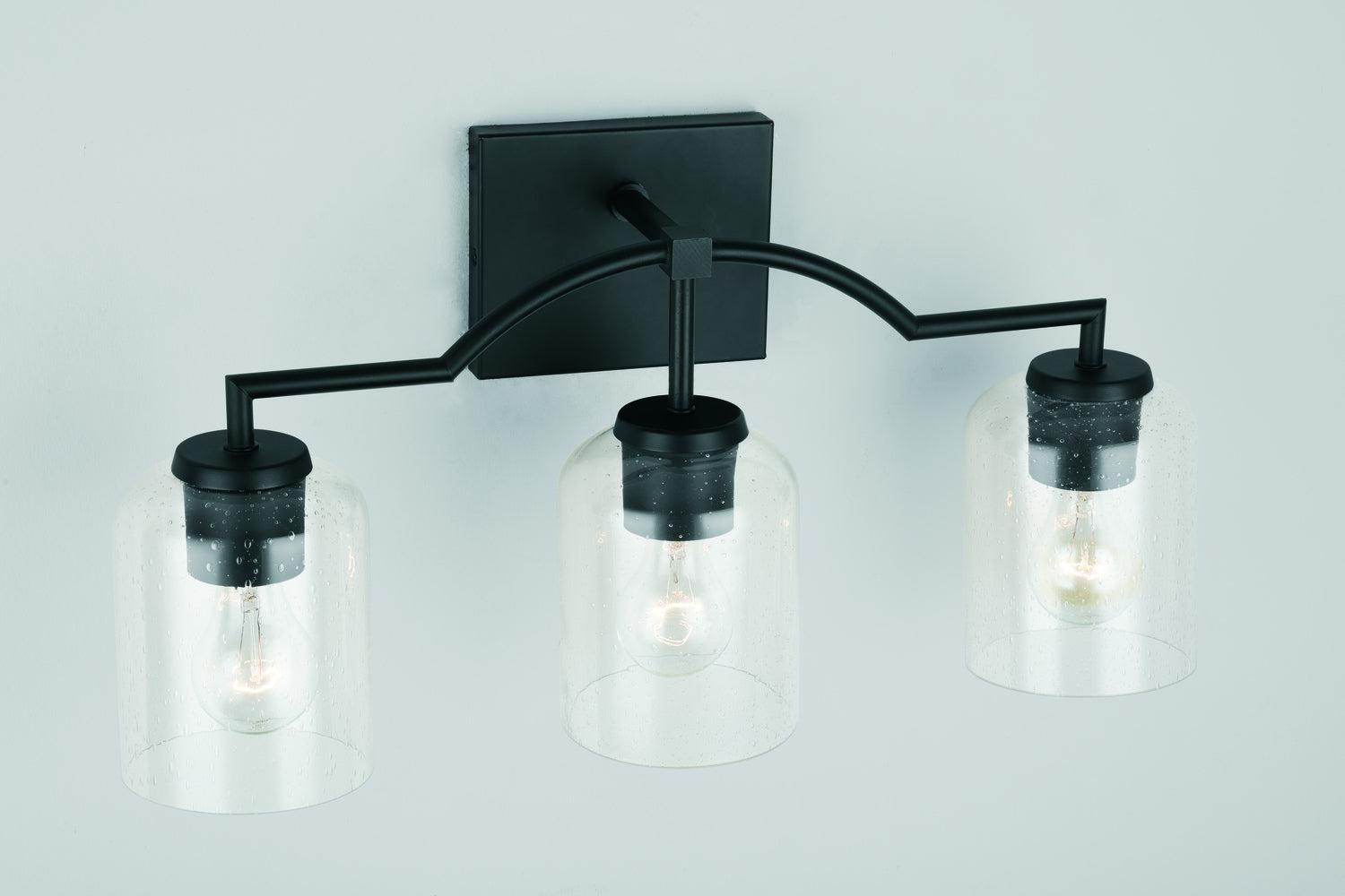 Capital Lighting Three Light Vanity Bathroom Fixture - Modern LED Wall Sconce for Makeup Mirror Lighting, Bedroom & Powder Room Decor