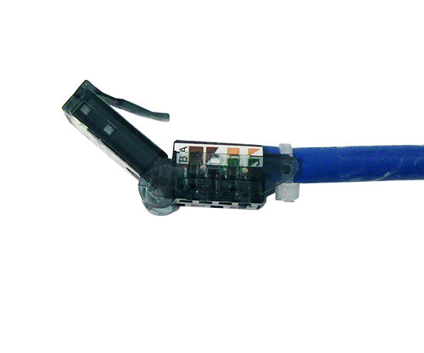 CAT6A RJ45 Ethernet Connector - High-Speed PoE+ Network Adapter for Gaming, Streaming & Office Use