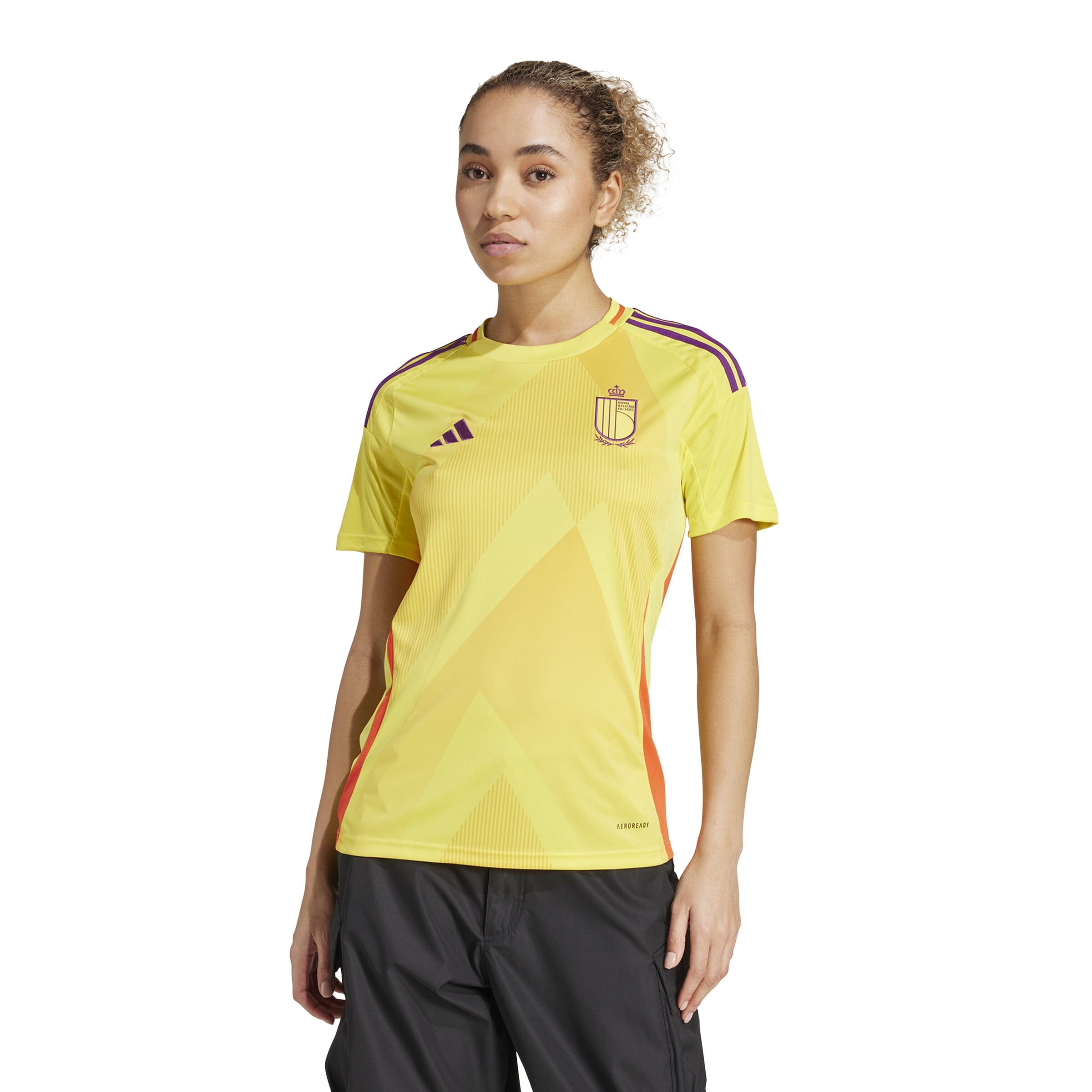 2025 Belgium Women's Away Soccer Jersey - Official Team Kit (JD7436) | Perfect for Matchdays, Training & Fan Support