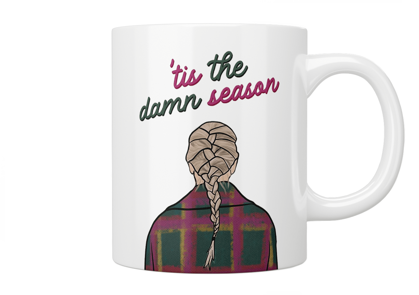Taylor Swift 'Tis The Damn Season Christmas Coffee Mug - Official Merchandise for Holiday Gifts & Swiftie Fans - Perfect for Hot Cocoa, Tea & Coffee Lovers