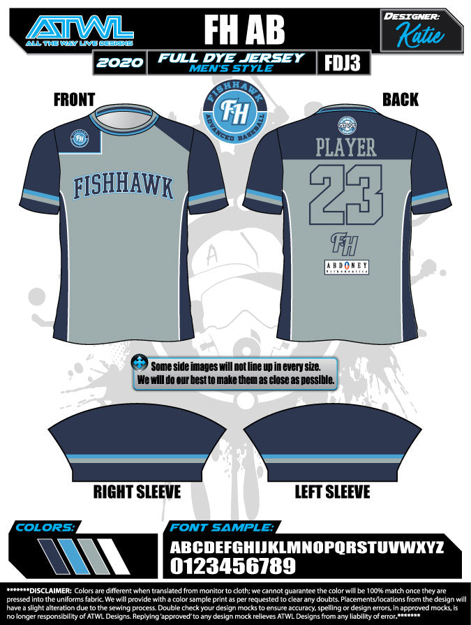 Fishhawk Advanced Baseball Jersey for Men - 2019 Edition | High-Performance Baseball Uniform for Games & Training