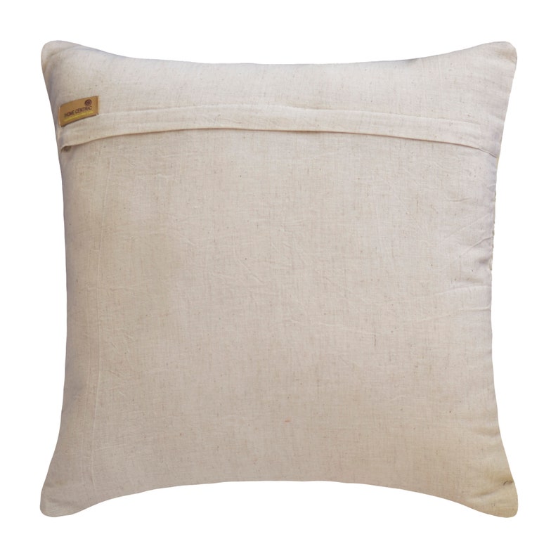 Luxury Grey & Ivory Silk Throw Pillow Cover - Soft Decorative Cushion Case for Sofa, Bed, Living Room & Home Decor