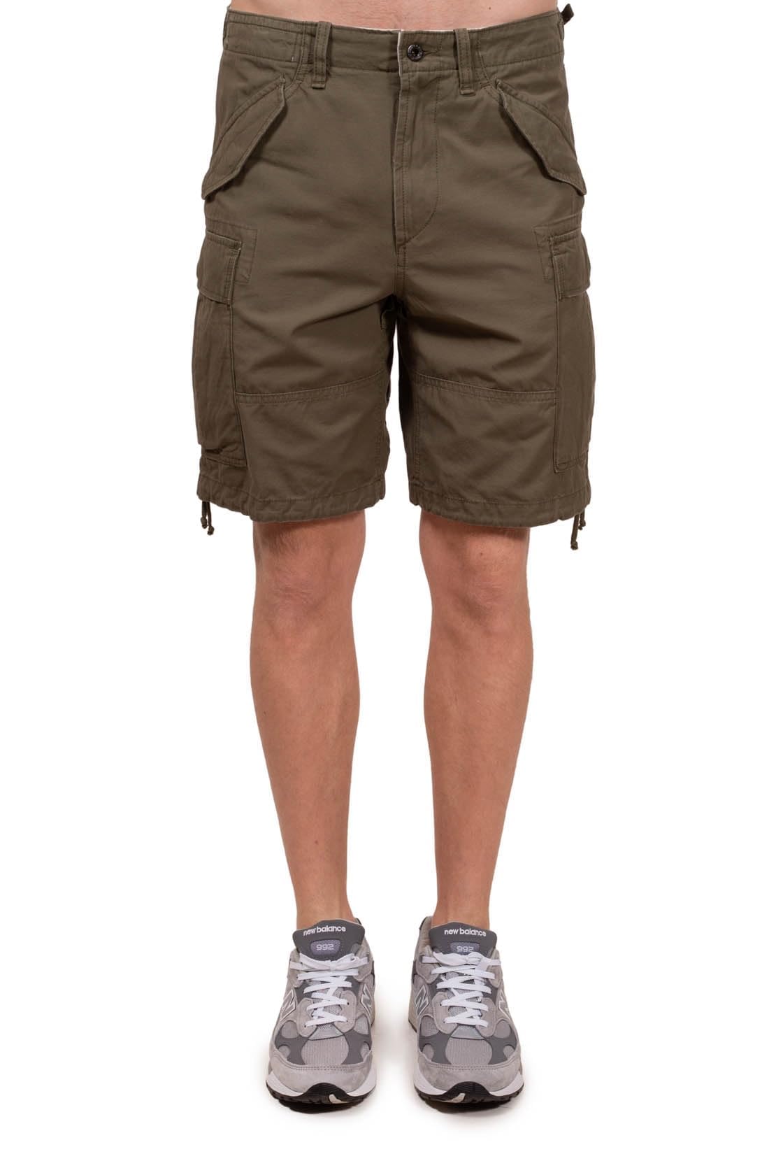 POLO RALPH LAUREN Men's Utility Surplus Chino Cargo Shorts - Classic Fit, Flat Front, Olive, Size 30 | Casual Summer Wear, Outdoor Adventures & Street Style