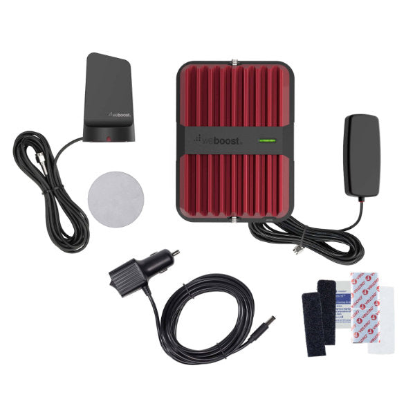 weBoost Drive Reach - 5G Cell Phone Signal Booster for Cars & Trucks | Stronger Calls, Faster Data | Perfect for Road Trips, Remote Work & Rural Areas