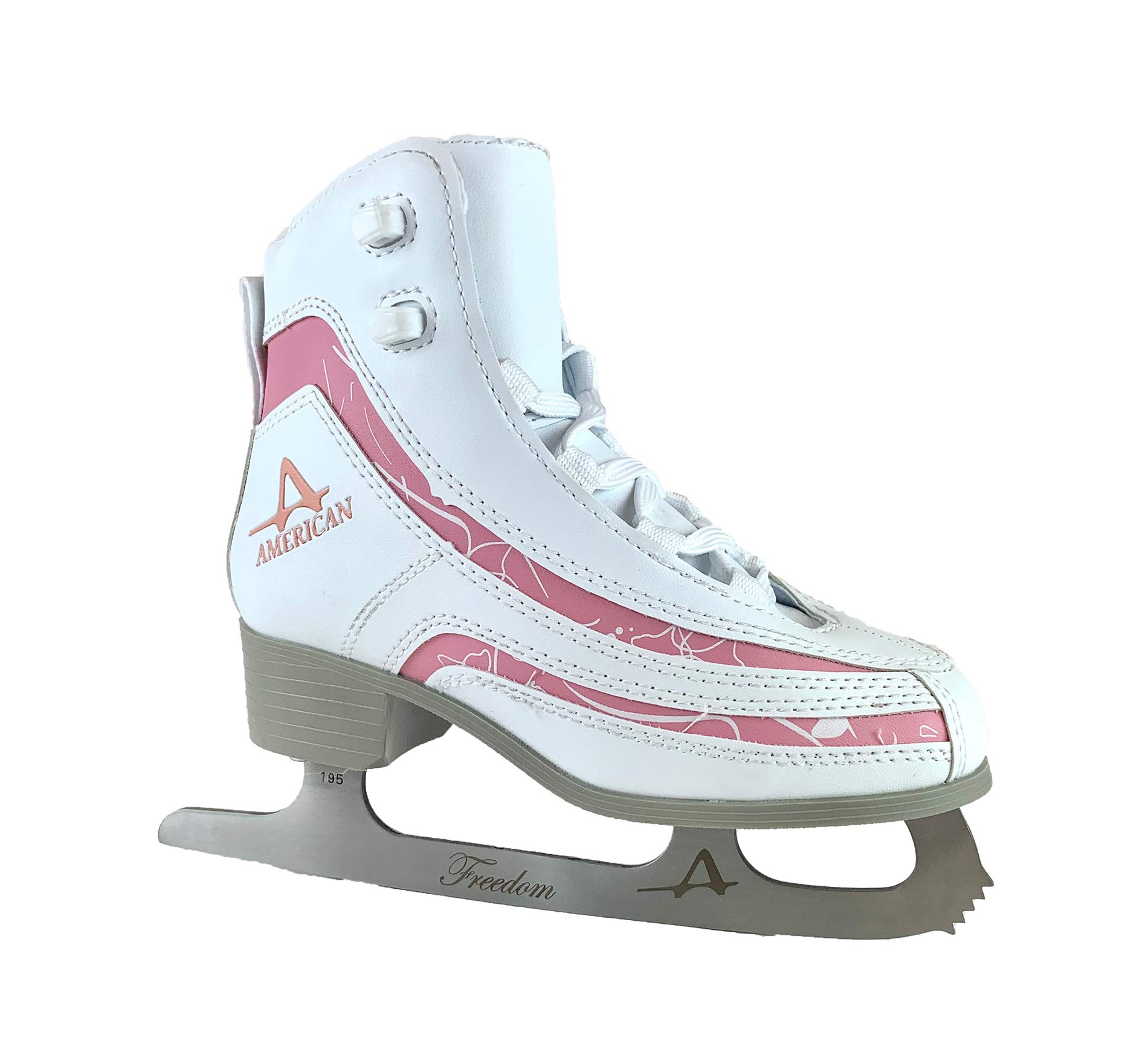 **Girl's Soft Boot Ice Skates - Comfortable & Durable Athletic Shoes for Figure Skating & Hockey - Perfect for Beginners & Kids on Ice Rinks**