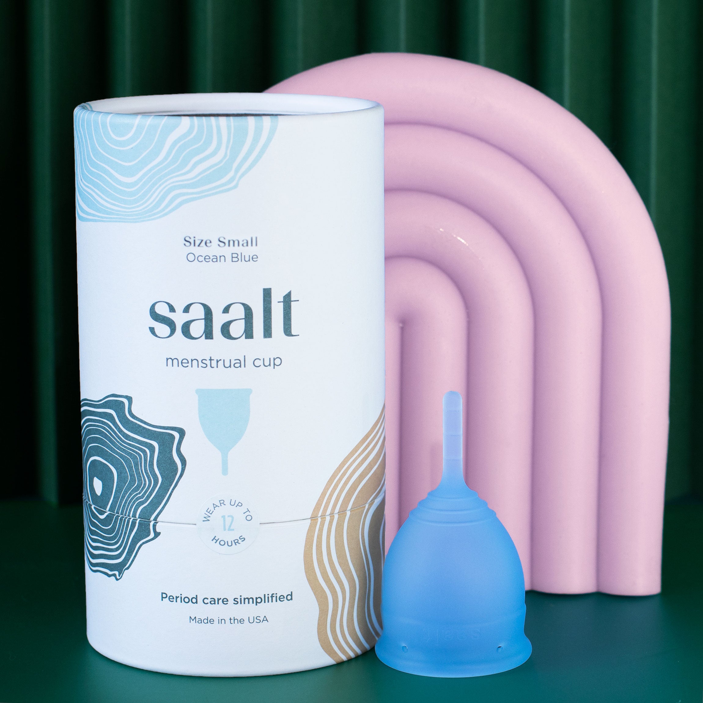 Saalt Cup - Reusable Menstrual Cup for Women | Soft Medical-Grade Silicone | Leak-Free Period Protection | Ideal for Travel, Sports & Active Lifestyles