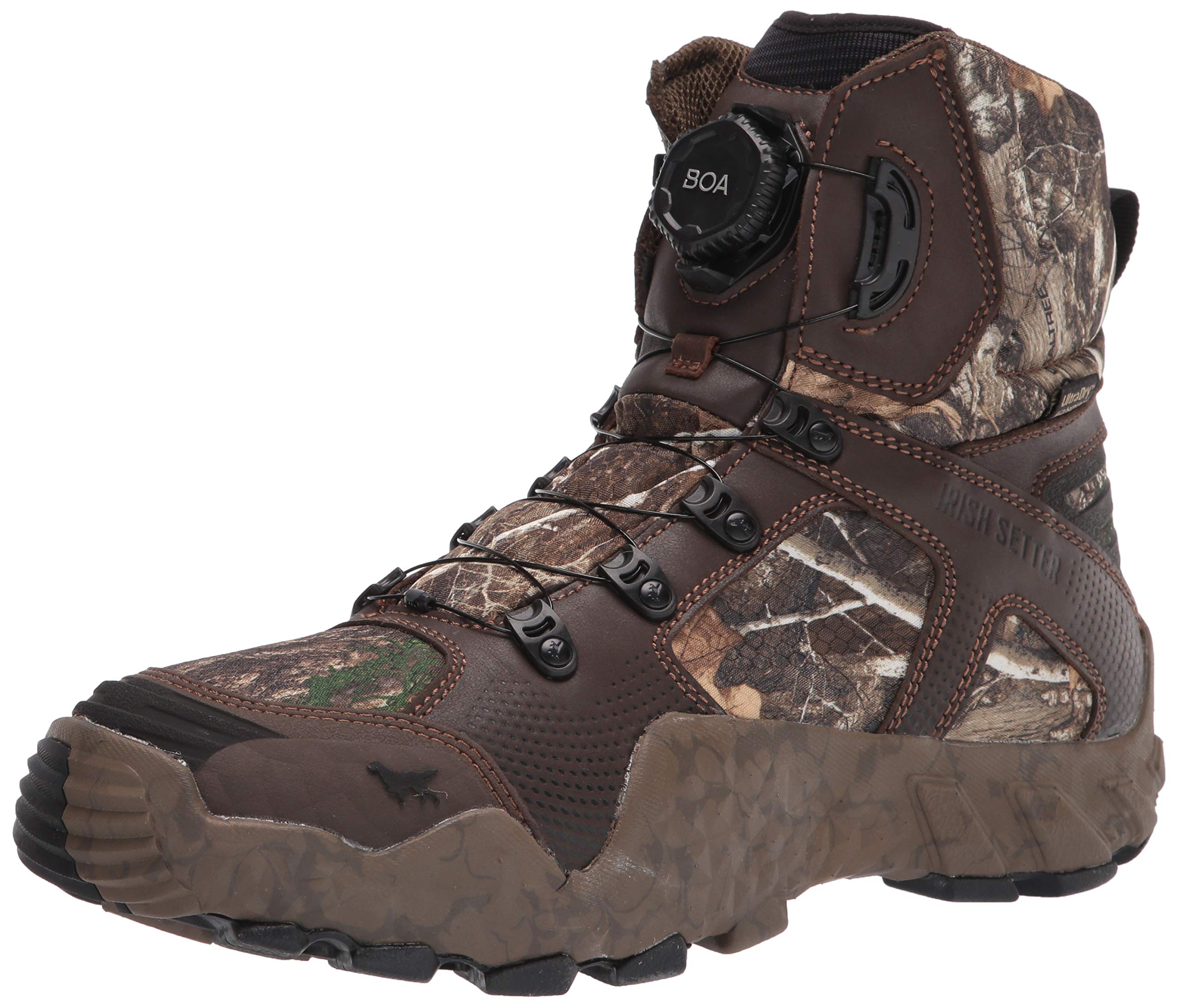Irish Setter Men's Big Game Hunting Boots - Waterproof Mid Calf Boots for Hunting, Hiking & Outdoor Adventures - Durable Leather Work Boots with Comfortable Cushioning