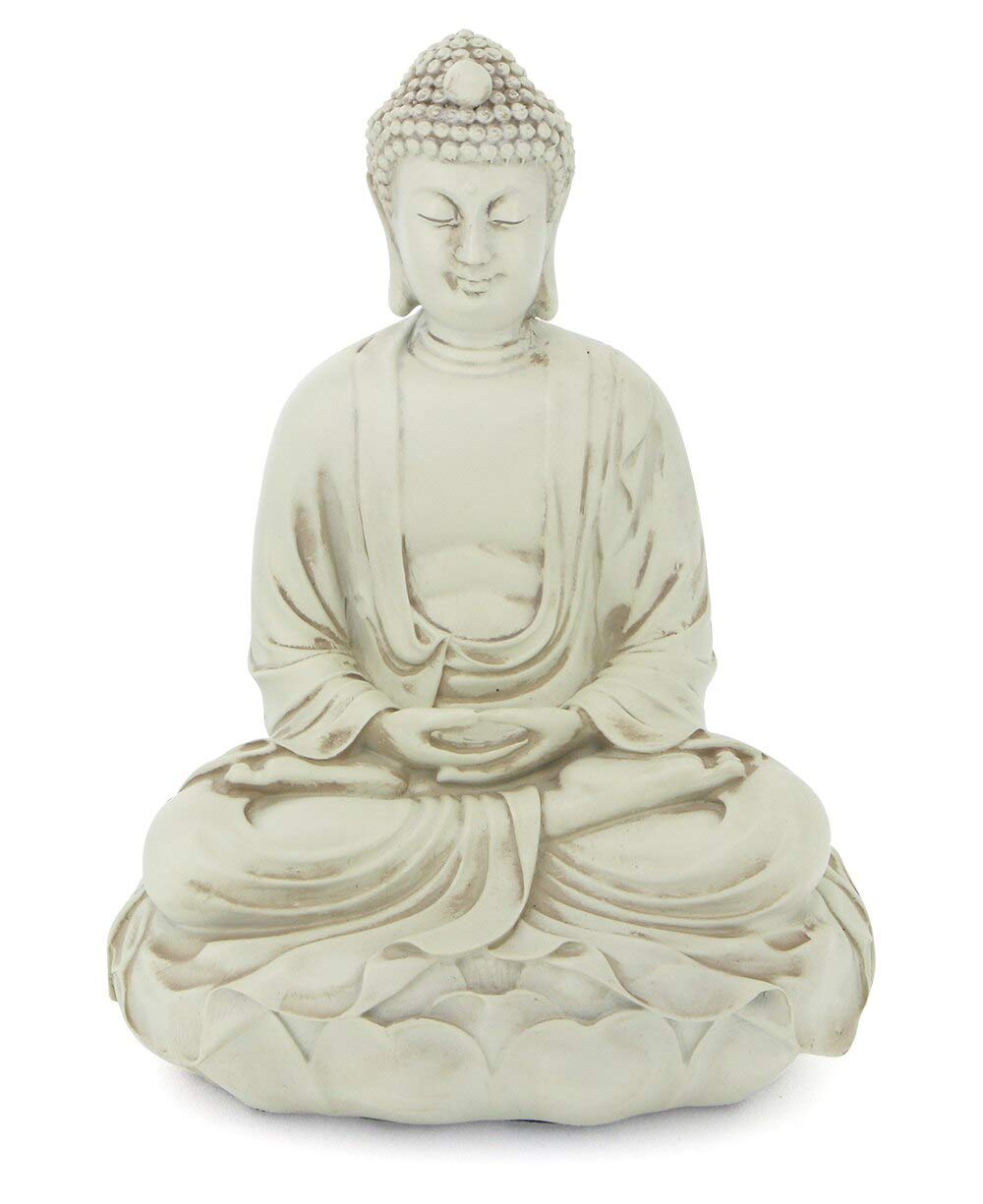 Serene Buddha Meditation Statue - 6.5 Inch Handcrafted Home Decor for Yoga, Zen Garden & Spiritual Relaxation | Perfect for Meditation Spaces & Mindful Living