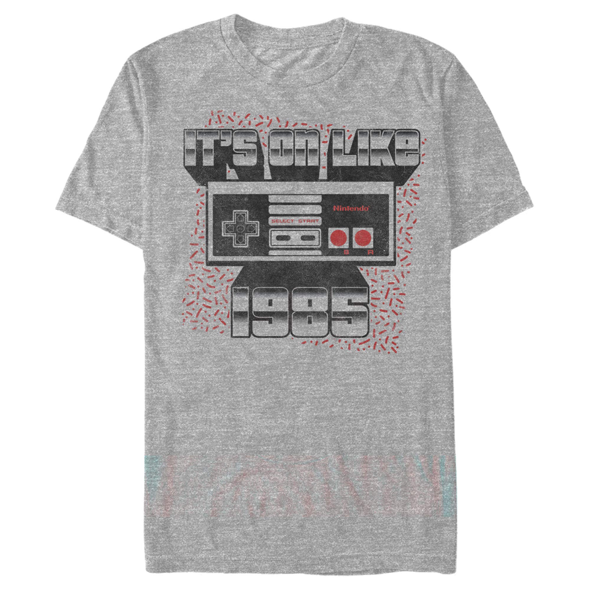 Vintage Nintendo NES Controller T-Shirt for Men - Retro 1985 Gaming Tee - Perfect for Gamers, Cosplay & 80s Nostalgia Fans