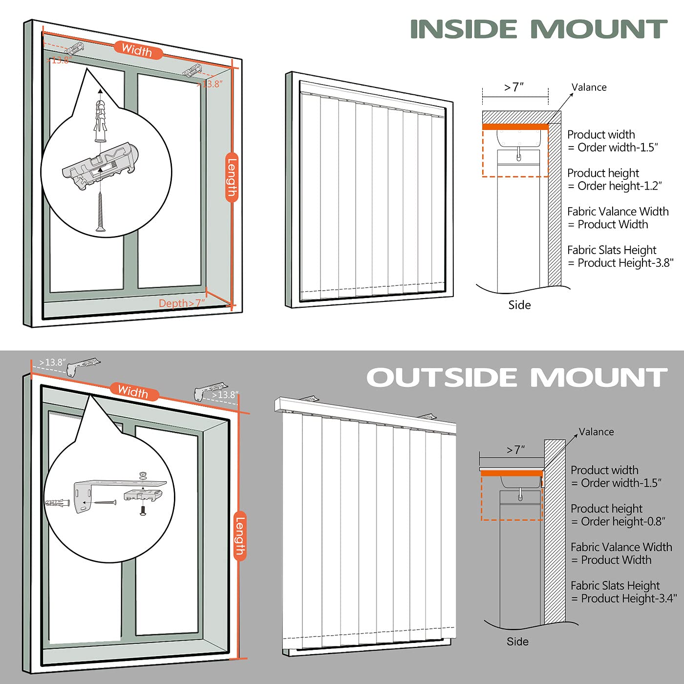Yoolax Motorized Vertical Blinds for Sliding Glass Doors - Smart Blackout Window Shades Compatible with Alexa & Google Home - Custom Size White - Perfect for Patio Doors, Living Room & Bedroom Windows
