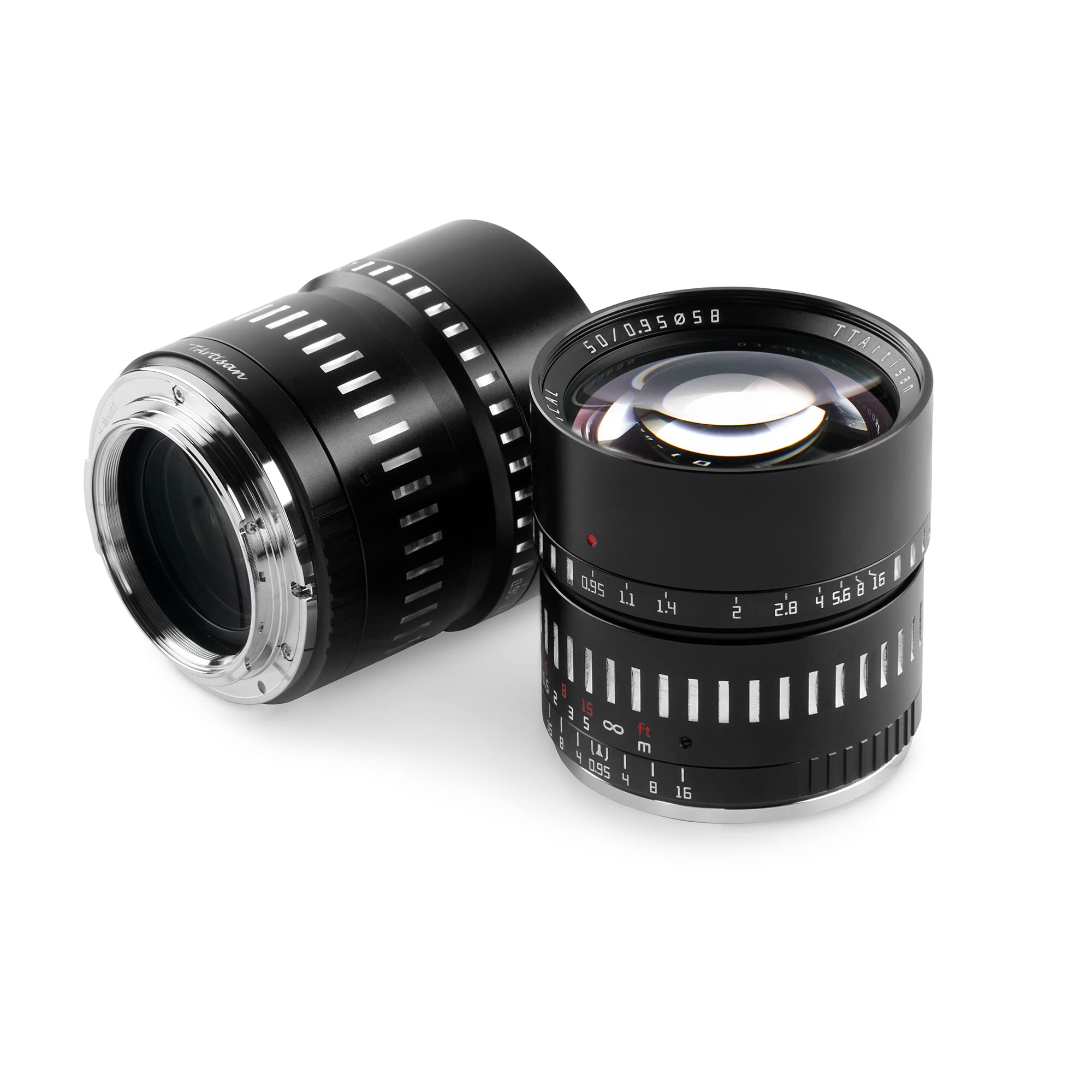 TTARTISAN 50mm F0.95 APS-C Manual Prime Lens for Sony E Mount - Large Aperture Portrait & Night Photography Lens with Beautiful Bokeh Effect | Perfect for Street, Wedding, and Low Light Shooting