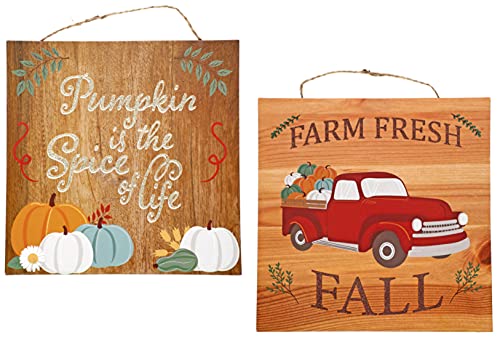 Pumpkin Spice Red Truck