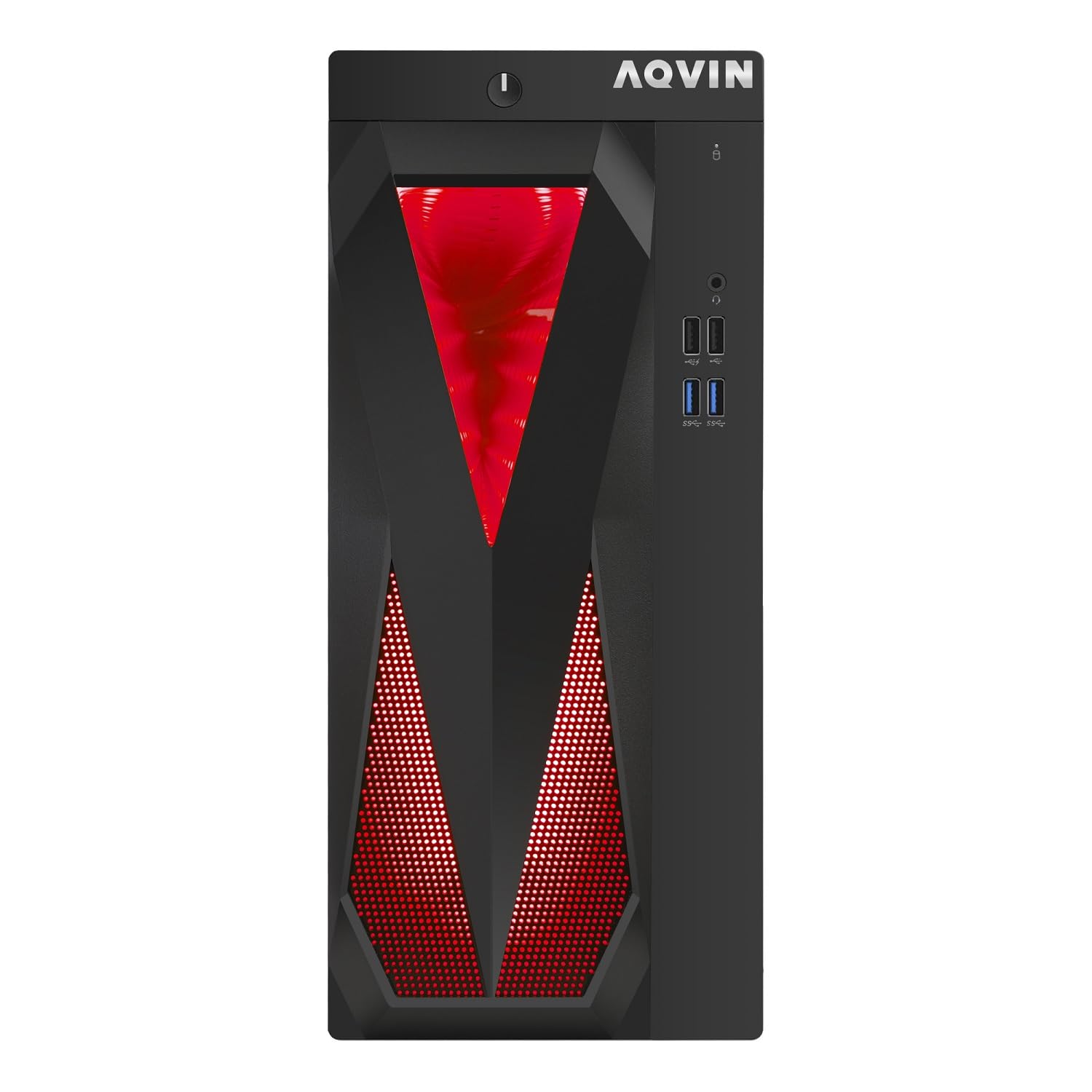 AQVIN InfinityLite Gaming PC Tower - Intel Core i7 up to 4.2GHz, GeForce GTX 1650 4GB GDDR5, 32GB DDR4 RAM, 1TB SSD, RGB Keyboard & Mouse, WiFi, Windows 10 Pro (Renewed) - Perfect for Esports, Streaming & High-Performance Gaming