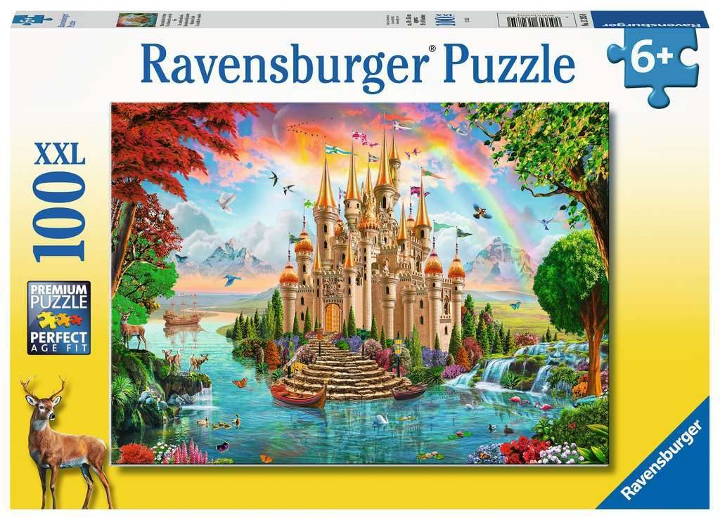 Ravensburger Magic Castle Jigsaw Puzzle for Kids Ages 6+ - 100 Extra Large Pieces (49x36cm) - Fun Educational Toy & Gift for Boys & Girls - Perfect for Family Game Night & Indoor Activities