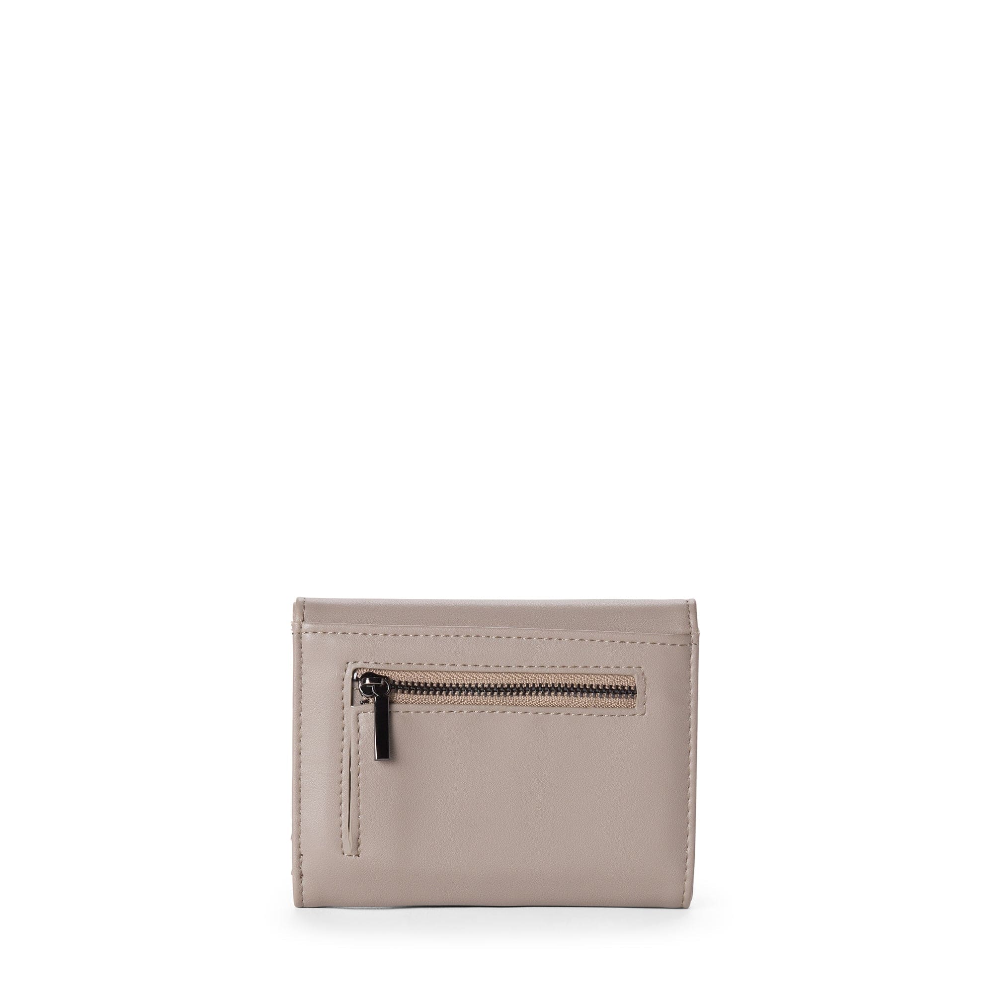 Eli Vegan Leather Wallet for Men & Women - Slim RFID Blocking Bifold Wallet with Card Slots - Stone Grey | Perfect for Travel, Business & Everyday Use