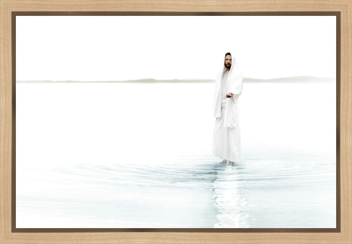Blue Gallery Wrap Canvas Art - Handmade Modern Wall Decor for Living Room, Bedroom & Office | Perfect for Home & Office Décor