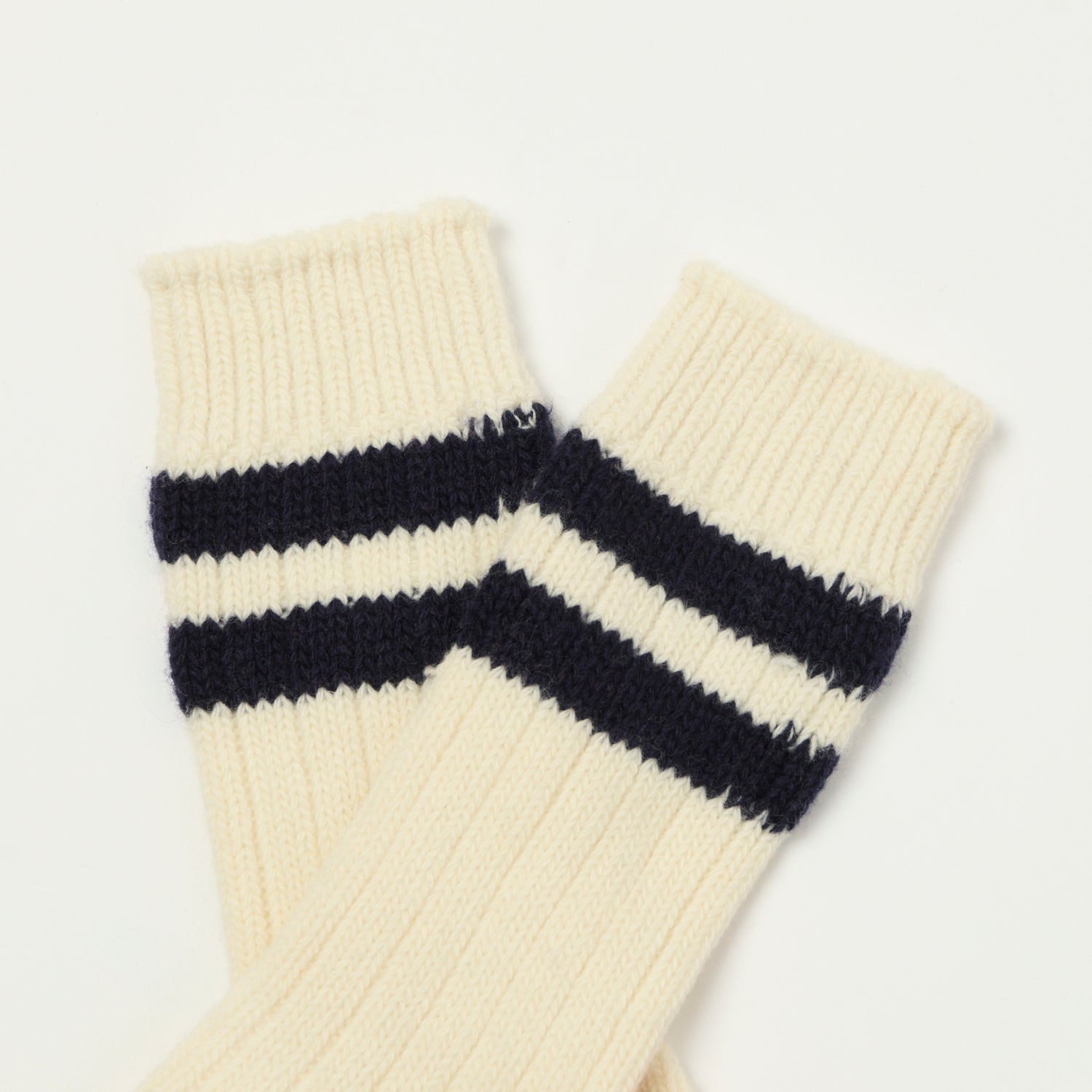 Merz b. Schwanen MW75 Extra Fine Merino Wool Socks for Men & Women - Premium Soft & Breathable Hiking, Travel & Everyday Wear - Nature/Ink Blue