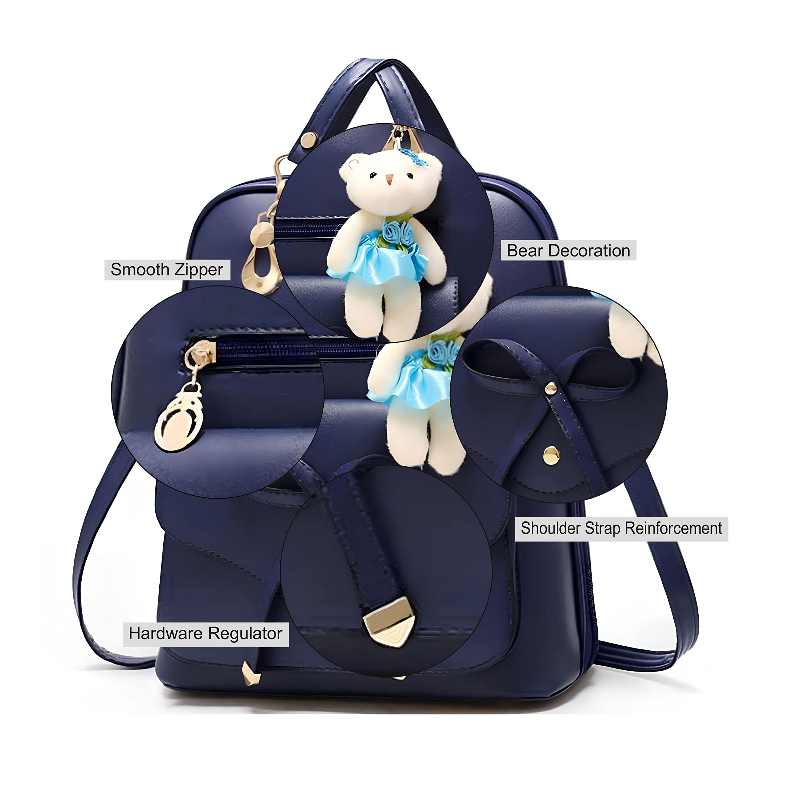 ELCO Girls Backpack - Stylish & Durable School Backpack for Teens, College Students & Office Work | Perfect for Books, Laptop & Daily Essentials