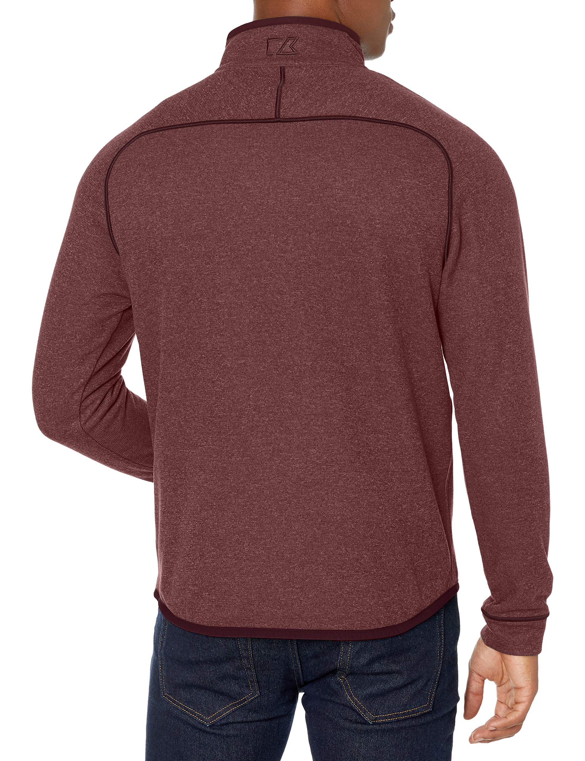 Cutter & Buck Men's Big & Tall Half Zip Jacket - Lightweight Fleece Pullover for Outdoor Activities, Hiking & Casual Wear